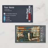 Visite Carte de révolution de Ron Paul (Devant / Derrière)