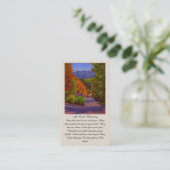 Visite Carte de service funéraire commémorative de bénédi (Debout devant)