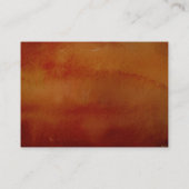 Visite Carte de site Web Mariage Floral Orange Rouge Bour (Dos)