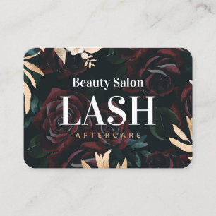 Visite Carte de soins de fin de gamme Rose Gold de luxe