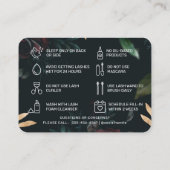 Visite Carte de soins de fin de gamme Rose Gold de luxe (Dos)