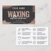 Visite Carte de soins postérieurs à épilation pour pincea (Devant / Derrière)