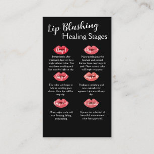Visite Carte de soins postérieurs blush Lip avec concepti