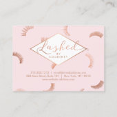 Visite Carte de soins postérieurs en or rose/Rose (Dos)