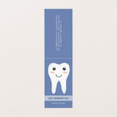 Visite Carte de sourire de rendez-vous de dent de (Extérieur déplié)