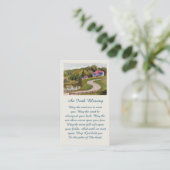 Visite Carte de souvenir en mémoire affectueuse (Debout devant)