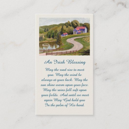 Visite Carte de souvenir en mémoire affectueuse (Devant)