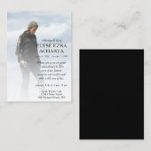 Visite carte de souvenir photo du côté gauche (Devant / Derrière)