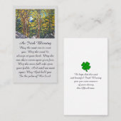 Visite Carte de Sympathie de l'image en mémoire aimée (Devant / Derrière)