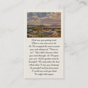 Visite Carte de sympathie pour les condoléances sincères