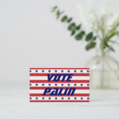 Visite Carte de taille d'affaires de Palin de vote (Debout devant)