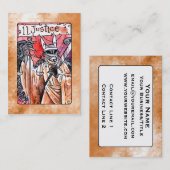 Visite Carte de tarot de justice (Devant / Derrière)