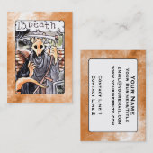 Visite Carte de tarot de la mort (Devant / Derrière)