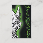 Visite Carte de tatouage de feu vert (Dos)