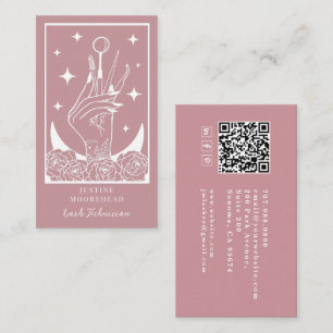 Visite Carte de technicien en cils de Mystic Rose Tarot
