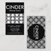 Visite carte de timbre à cendres (Devant / Derrière)