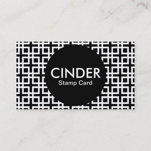 Visite carte de timbre à cendres (Dos)