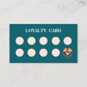 Visite Carte de timbre de fidélité pliée (Dos)