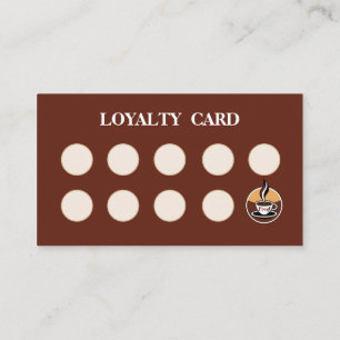 Visite Carte de timbre de fidélité pliée