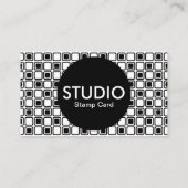 Visite carte de timbre studio (Dos)