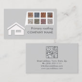 Visite Carte de toiture et de construction gris clair (Devant / Derrière)