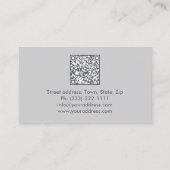 Visite Carte de toiture et de construction gris clair (Dos)