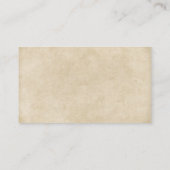 Visite carte de tombola citrouille d'aquarelle (Dos)