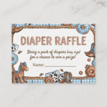 Carte de tombola Cowpoke