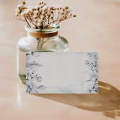 Visite carte de tombola de douche fleurie