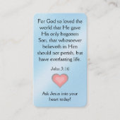 Visite Carte de traçage Gospel (Devant)