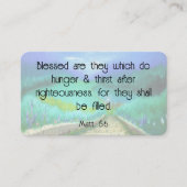 Visite Carte de traçage Gospel (Devant)