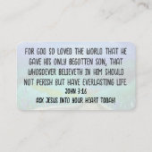 Visite Carte de traçage Gospel (Dos)