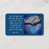 Visite Carte de traçage Gospel (Devant)
