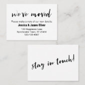 Visite Carte de typographie Décontractée de l'écriture ma (Devant / Derrière)