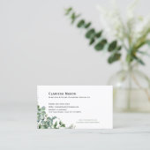 Visite Carte de visite, Aquarelle Eucalytus (Debout devant)