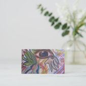 Visite Carte de visite, art abstrait (Debout devant)