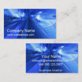 Visite Carte de visite:Bleu fantastique (Devant / Derrière)