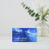 Visite Carte de visite:Bleu fantastique (Debout devant)