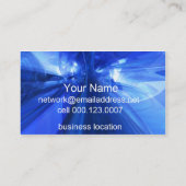 Visite Carte de visite:Bleu fantastique (Dos)