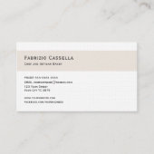 Visite Carte de visite, bois de cuisine rustique (Devant)