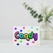 Visite Carte de visite-bonbons (Debout devant)