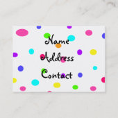 Visite Carte de visite-bonbons (Dos)