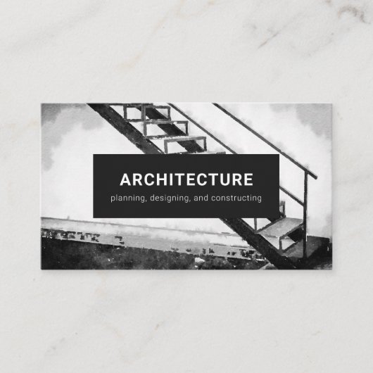 Visite Carte de visite: Dark Architect (Devant)