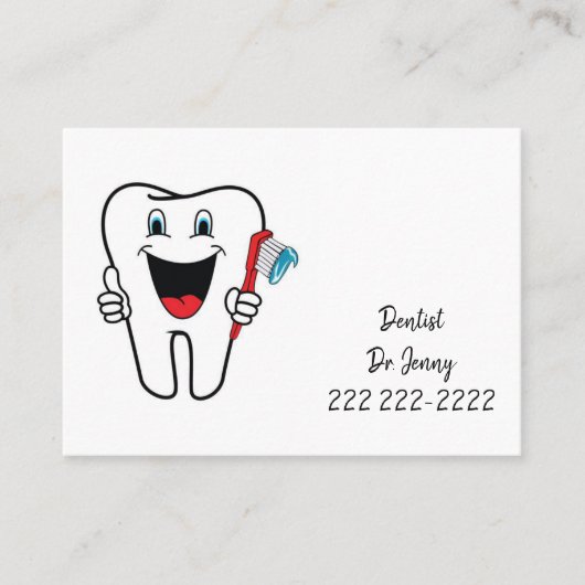 Visite Carte de visite, Dentiste (Devant)