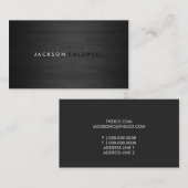 Visite Carte de visite| Duo noir au sol (Devant / Derrière)