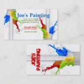 Visite Carte de visite-Échantillon (Série de peinture rév (Devant / Derrière)