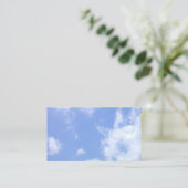 Visite carte de visite, écran légèrement nuageux (Debout devant)