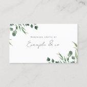 Visite Carte de visite, Eucalytus Botaniques (Dos)