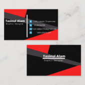 Visite Carte de visite, exemple. (Devant / Derrière)