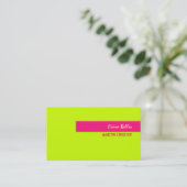 Visite Carte de visite, gras {arrière - plan personnalisa (Debout devant)